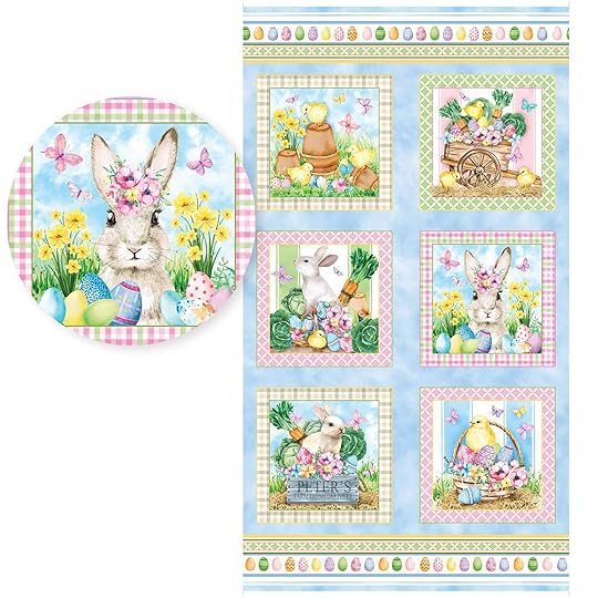NEW! Cottontail Farms Easter Fabric Collection by Nicole DeCamp for Kanvas Studio for Benartex Designer Fabrics