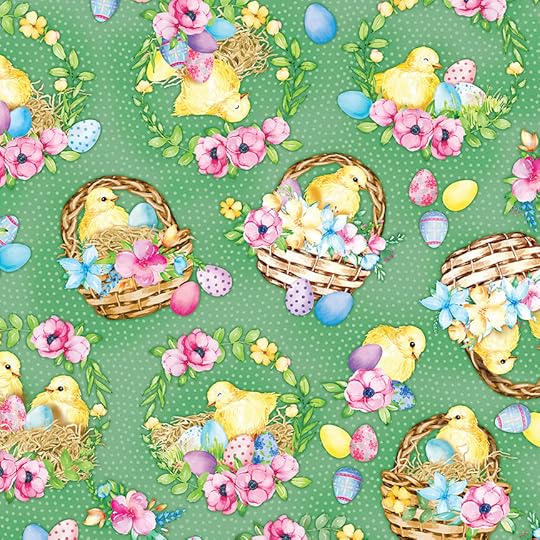 NEW! Cottontail Farms Easter Fabric Collection by Nicole DeCamp for Kanvas Studio for Benartex Designer Fabrics