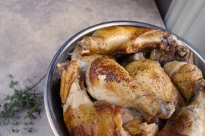 Brown the chicken