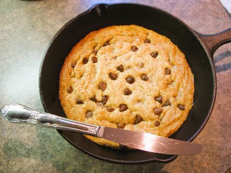Bready or Not: Chocolate Chip Skillet Cookie