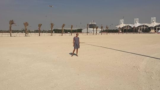 Janice Horton at The Bahrain International F1 Track