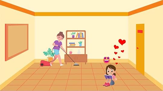 Emotional excited from reading book series.