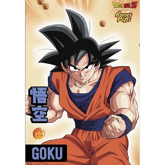 Goku Reeses Puffs Box