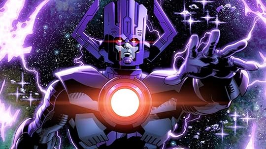 Galactus arrives to drain a planet of life.