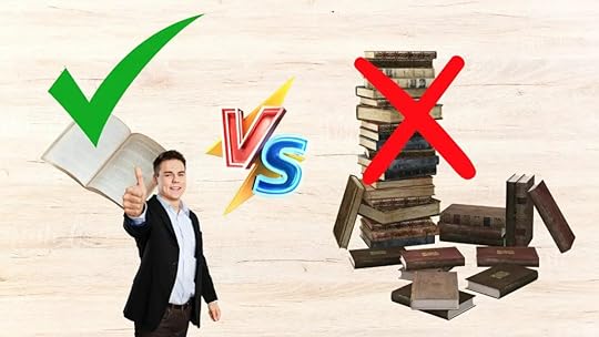 Reading too many books at once might not be a realistic goal.