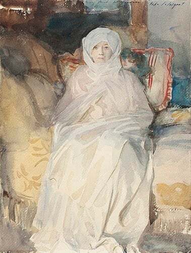 Mrs Gardner in White John Singer Sargent