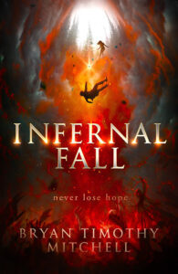 This is the cover of Infeernal Fall where the words