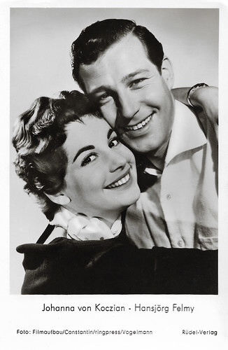 Johanna von Koczian and Hansjörg Felmy in Wir Wunderkinder (1958)