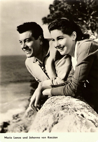 Mario Lanza and Johanna von Koczian in For the First Time (1958)