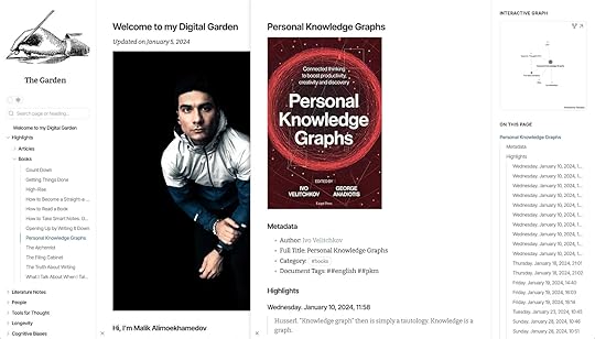 The highlights and annotations of “Personal Knowledge Graphs” are part of my digital garden.