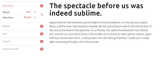 ubuntu webfont - header google font