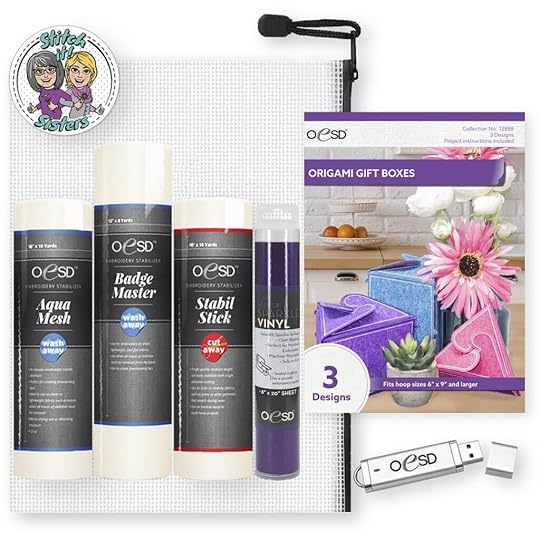 Stitch an OESD Origami Gift Box – All in the Hoop of Your Embroidery Machine!