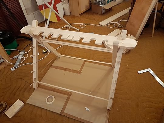 Armour stand in pine