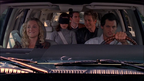 blindfolded car ride