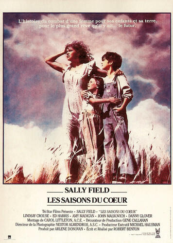Sally Field on affiche Places in the Heart (1984)