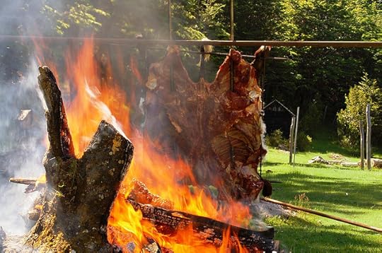 The Chilean inspiration in my romance books: Asado Chileno - Southern version.