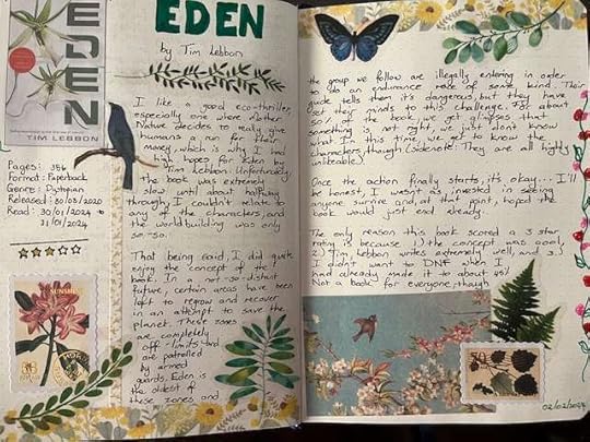Eden Reading Journal