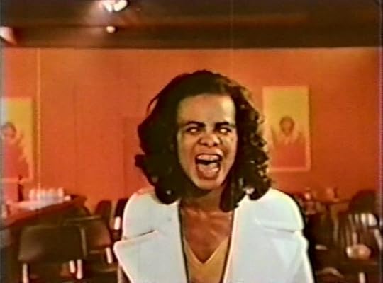 abby from blaxploitation horror film becomes possessed and sneers