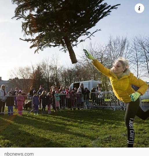 throwing Christmas trees, Karen Grabska, $800k, Christmas Tree-Launch