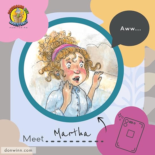 Illustration of Martha with a caption that says