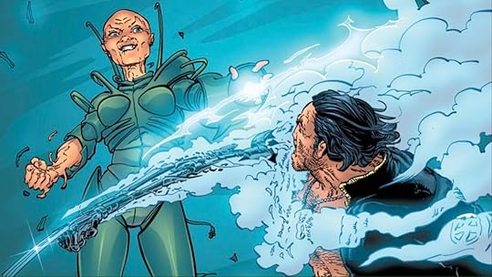 Cassandra Nove, Xavier's evil twin, fights Wolverine in New X-Men from 2002. Art by Frank Quitely.