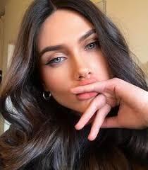 16 Dark hair blue eyes ideas | dark hair, brunette hair color, brown hair balayage