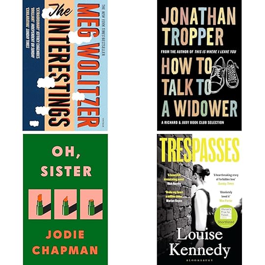 Image shows four book covers