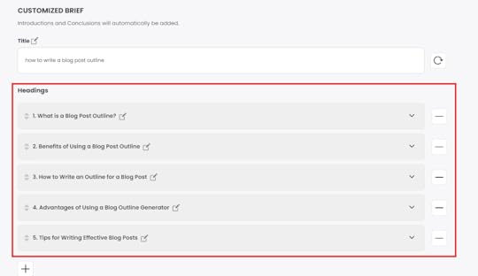 content at scale customized brief