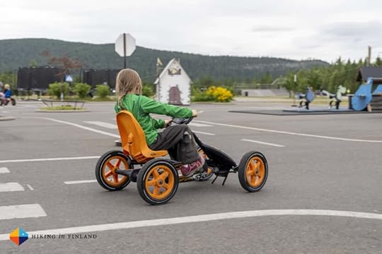 Cart Track at Levi Adventure Park in Lapland, Finland.
