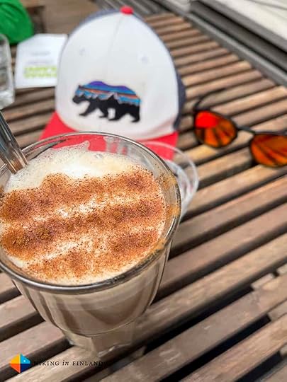 Chai Latte in Levi, Lapland, Finland.