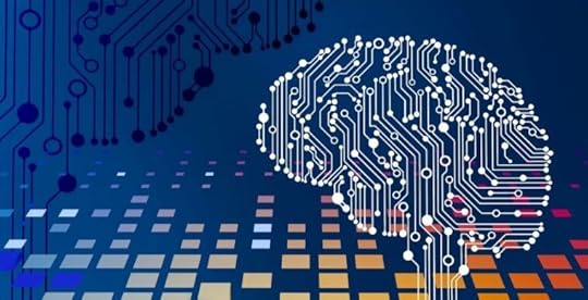 Graphic of a brain to represent AI