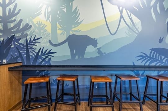 Creation Museum Welcome Center mural