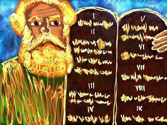 man holding sacred laws