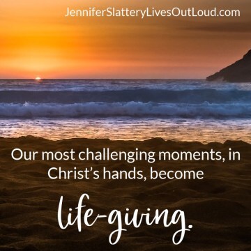 Sunrise over the ocean with quote from post