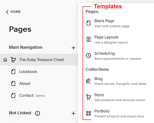 Squarespace AI Templates
