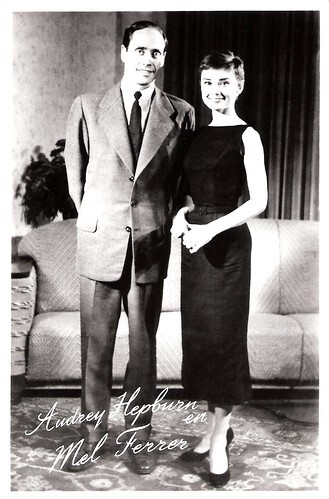 Audrey Hepburn and Mel Ferrer