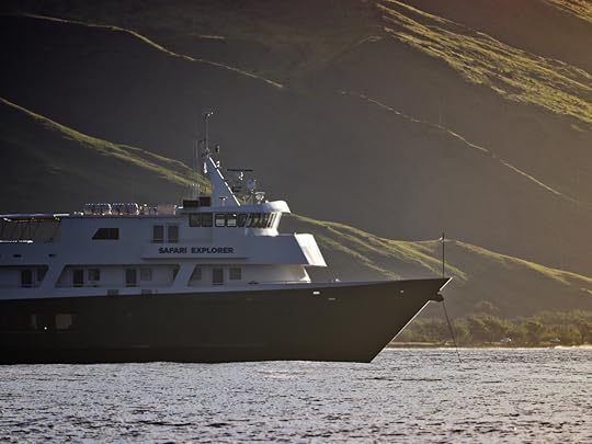 UnCruise Safari Explorer from Skiff at Sunrise Maui Hawaii 1