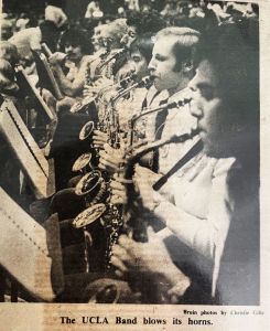 A UCLA Daily Bruin photo of the UCLA Varsity Band