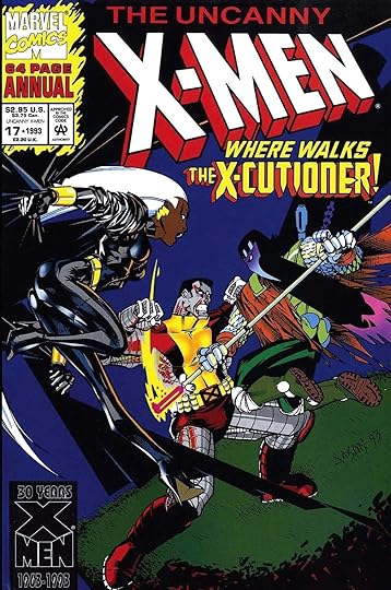 Cover art for 1993's Uncanny X-Men Annual #17, drawn by Jason Pearson.