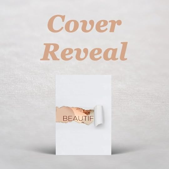 cover of Beautiful and Terrible Things with the cover covered in paper except for a small piece torn off