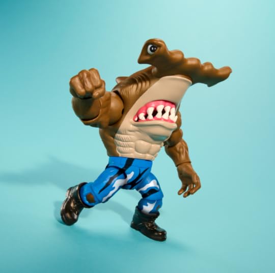 Street Sharks Jab action figure in an action pose.