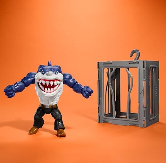 Street Sharks' Ripster action figure with cage.