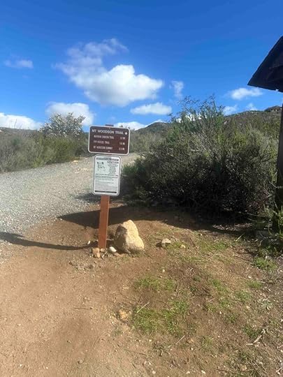 Sign for Mount Woodson Trail