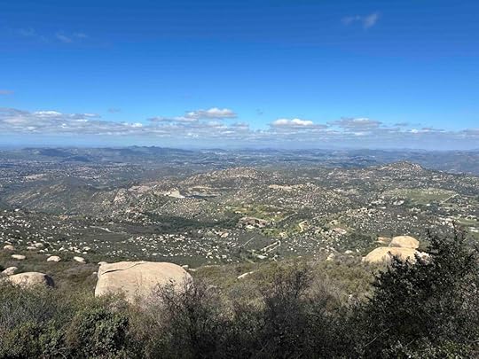 view of the summit at Mount Woodson Trail