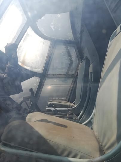 Inside a helicopter exhibit at the War Remnants Museum Saigon. Photo by Janice Horton