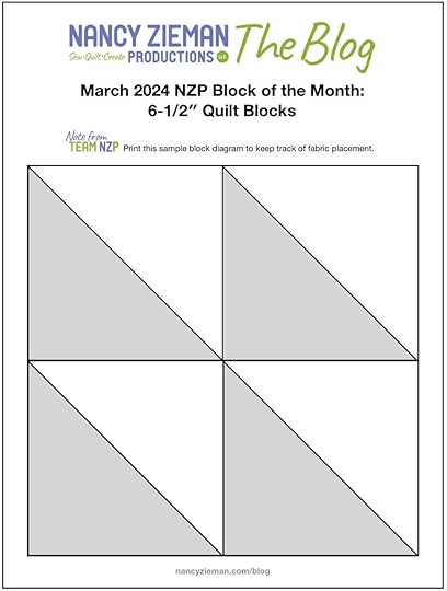 March 2024 NZP Block of the Month Planner
