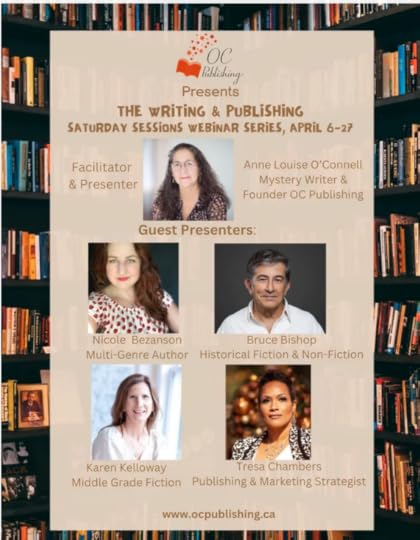 An advert for all the authors involved in the series of writing workshops. Nicole Bezanson is a member of Night Beats and rad author, and she's giving one of them! So are some other people.