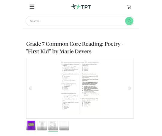 screen shot from TPT website