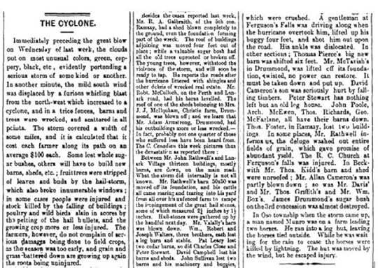 Ferguson Falls Storm 1888 June 15 p 4