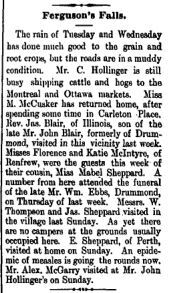 Ferguson Falls Hollinger McGarry July 30 1897 p 1